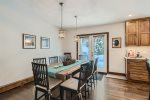 Bald Mountain Townhomes b8 Dining Room Table